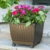 Self-Watering Rolling Planters, 15" -Gardeners 34 505 d