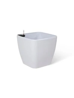 Viva Square Self-Watering Rolling Planter, 20" Diameter, Set Of 2 -Gardeners 3 4 crop 8612930 0106