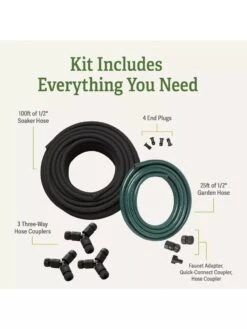 Garden Row Snip-n-Drip Soaker System -Gardeners 8587042 inclusion