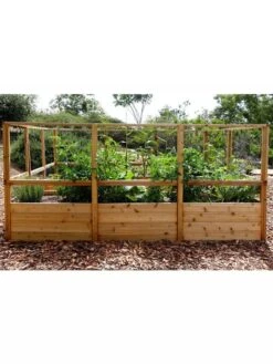 Garden In A Box With Deer Fence, 8' X 12' -Gardeners 8594021 03V 3 4