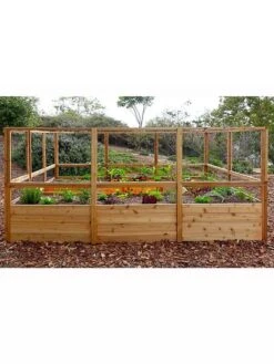 Garden In A Box With Deer Fence, 8' X 12' -Gardeners 8594021 06V 3 4