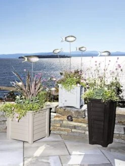 Fish Out Of Water Garden Stakes, Set Of 5 13 Fish Out Of Water Garden Stakes, Set Of 5 -Gardeners 8594277 1524 tif