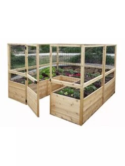 Garden In A Box With Deer Fence, 8' X 12' -Gardeners 8595875 07V 3 4