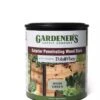Gardener’s Exterior Wood Stain, 1 Quart -Gardeners 8596700 6090 gardening exterior penetrating wood stain whey based moss green tif