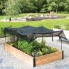 Shade Kit, 4' X 8' -Gardeners 8598156 0697 garden or sandbox shade kit 4 ft by 8 ft tif