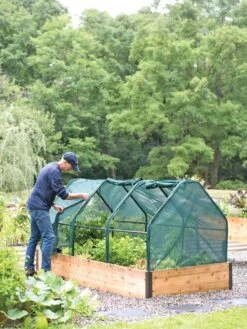 3-Season Plant Protection Tent, 4' X 8' 10 3-Season Plant Protection Tent, 4' X 8' -Gardeners 8598282 0101 tif