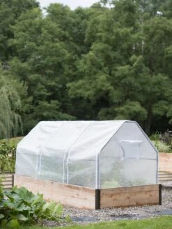 3-Season Plant Protection Tent, 4' X 8' 11 3-Season Plant Protection Tent, 4' X 8' -Gardeners 8598282 0234 tif