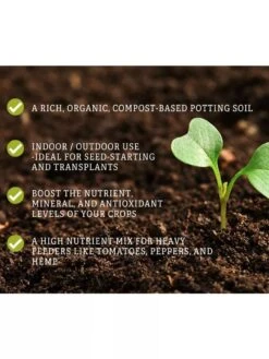 Vermont Compost Company Fort Vee™ Potting Mix, 20 Quarts -Gardeners 8599281 3