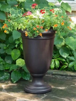 Ellington Self-Watering Urn Planter, 24" -Gardeners 8600110 02V tif