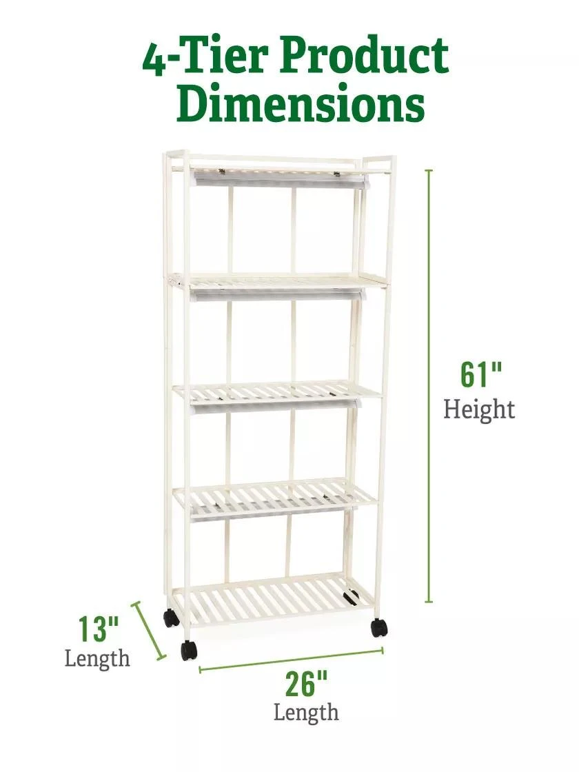 Oslo 4-Tier LED Grow Light Garden 4 Oslo 4-Tier LED Grow Light Garden - Image 2