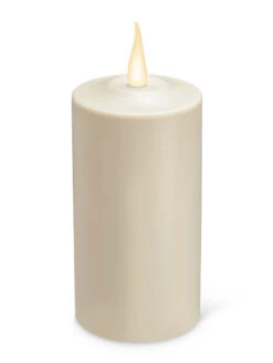 Outdoor LED Pillar Candles -Gardeners 8609405 04v outdoor led pillar candle 6 inch