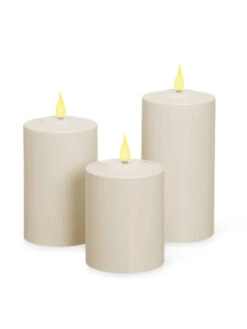 Outdoor LED Pillar Candles -Gardeners 8609405 05v