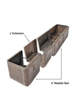 Corten Steel Modular Raised Bed, 2'x6' 15 Corten Steel Modular Raised Bed, 2'x6' -Gardeners 8610701 4010 tif