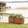 Corten Steel Modular Raised Bed, 2'x4' -Gardeners 8610702 0033 tif