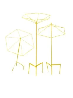 Parasol Plant Supports, Set Of 3 -Gardeners 8611129 3848 tif