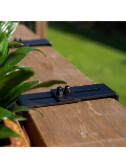 Veradek Metallic Series Corten Steel Railing Planters -Gardeners 8611611 01v