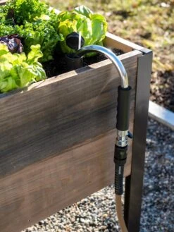 Self-Watering Eco-Stained Elevated Planter Box, 2' X 8' -Gardeners 8611997 171 tif 2