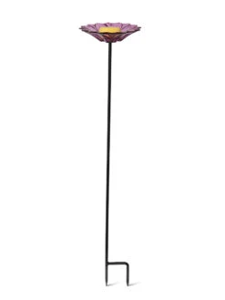 Glass Flower Butterfly Feeder Stake -Gardeners 8612573 326