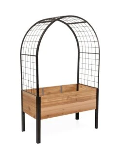 2’ X 4’ Arch Trellis For Planter Boxes -Gardeners 8612976 0006