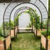 2’ X 4’ Arch Trellis For Planter Boxes -Gardeners 8612976 0414 arch trellis for 2 foot x 4 foot planter box