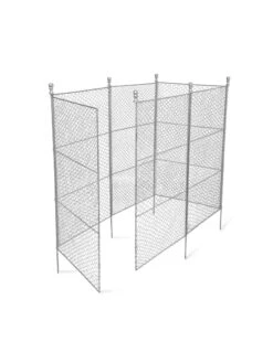 Tall Chicken Wire Critter Fence With Gate -Gardeners 8613260 6051