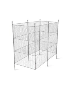 Tall Chicken Wire Critter Fence With Gate -Gardeners 8613260 6053