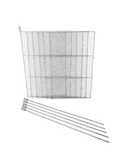 Tall Chicken Wire Critter Fence With Gate -Gardeners 8613260 6107