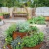 Birdies™ Corten Steel Tiered Round Raised Bed Kit, Tall -Gardeners 8613287 0013 birdies corten steel tiered round raised bed kit tall