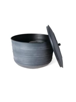 Ribbed Hose Pot With Lid -Gardeners 8613332 5803