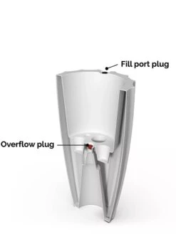 Sedona Tall Planter, 28" Height -Gardeners 8613525 08V