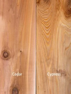 Self-Watering Eco-Stained Elevated Planter Box, 2' X 8' -Gardeners L Cedar R Cypress 0016 tif 2